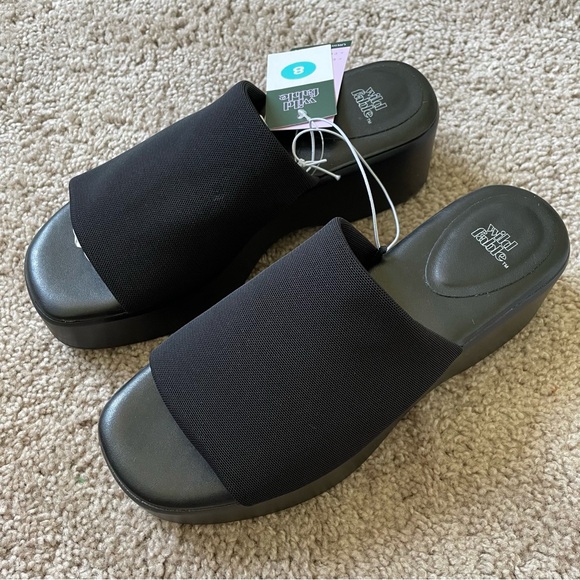 a new days black slides/sandals size 8 - Picture 3 of 8